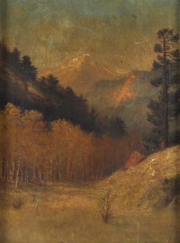Mountain landscape by 
																			Richard H Tallant