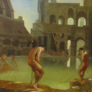 Male nudes in a pool by 
																			Al Proom