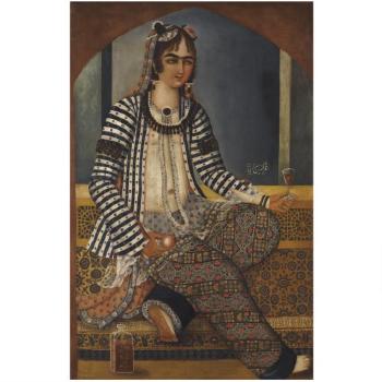 A Portrait of A Lady by 
																	Mirza Baba