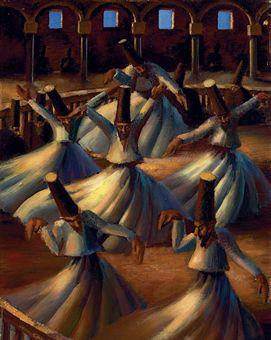 The Whirling Dervishes by 
																	Mahmud Said