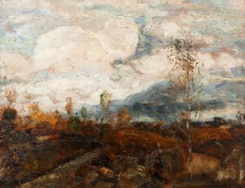 Untitled (Landscape) by 
																	Gustav Magyar-Mannheimer