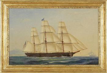 The ship Charlotte Morrison by 
																	Richard Faxon