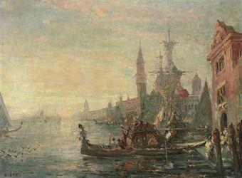 A Venetian Regatta by 
																	 Gabyzot
