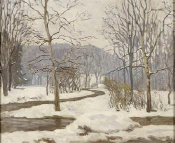 Winterlandsschaft by 
																	Rudolf Ubell