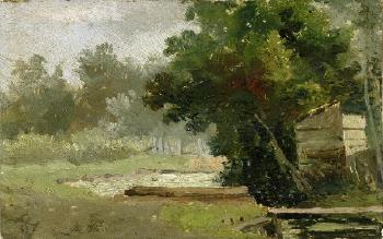 Parklandschaft mit Teich by 
																	Ferdinand von Rayski