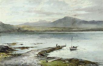Lowlandman's Bay, Jura, Argyllshire by 
																	Charles William Adderton