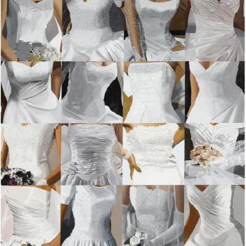 White On White (Sixteen Wedding Dresses) III by 
																	Julia Jacquette