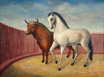 Toro y caballo by 
																	Emilio Rosenblueth