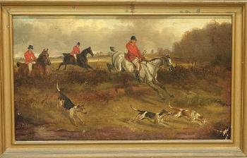 Hunt scenes by 
																			Hilah Mary Wheeler Remaily