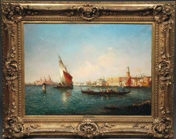 Vue de Venise by 
																	Albert Ferdinand Duprat
