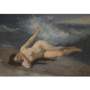 The Bather by 
																	Firs Sergeevich Zhuravlev