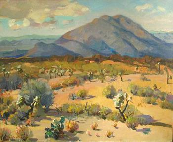 Arizona desert by 
																	Augustus W Dunbier