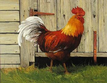 Rooster by 
																	Gerald Louis Lubeck
