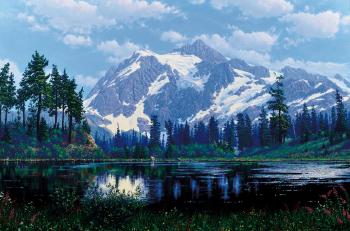 Mount Shuksan, North Cascades National Park by 
																	Roger Ore