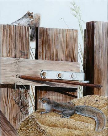 Squirrels. Rice rustlers by 
																	Gamini Ratnavira