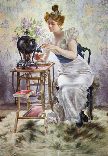 Teatime by 
																	Karl Gampenrieder