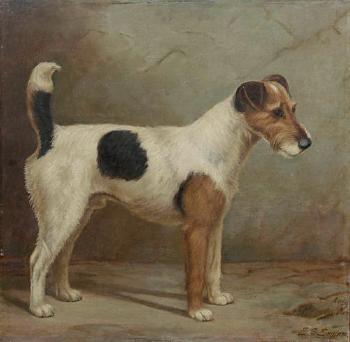A fox terrier by 
																	E S England