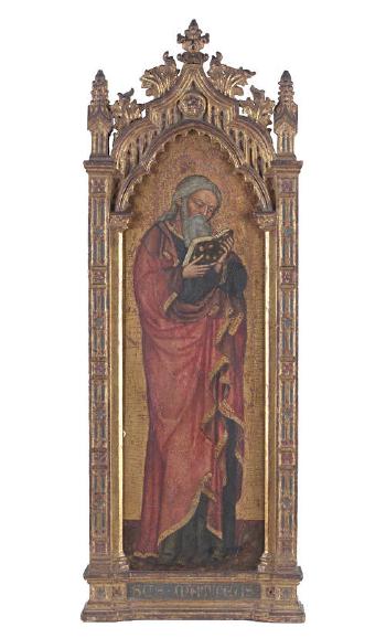 Saint Matthew by 
																	 Zanino di Pietro