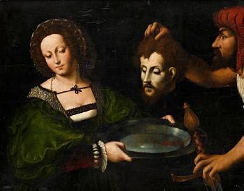 Salome with the head of Saint John the Baptist by 
																	Bartolomeo Veneto