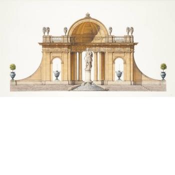 A Pavilion at Sceaux. A Belvedere at Sceaux by 
																	Bernd H Dams