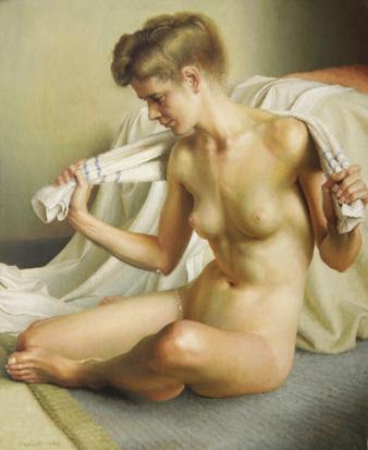After the bath by 
																	Erica Suttill