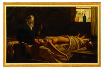 El estudio médico (autopsia) by 
																	Simon Bahm
