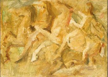 Cavalli rampanti by 
																	Karpo Trokhimenko