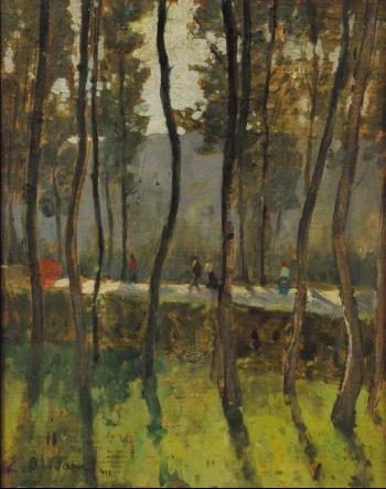 Tra gli alberi by 
																	Eugenio Olivari