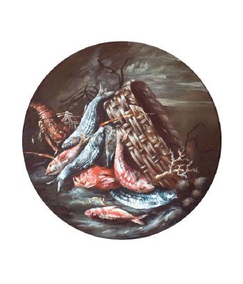 Pesci con canestro di vimini by 
																	Gennaro Cappella