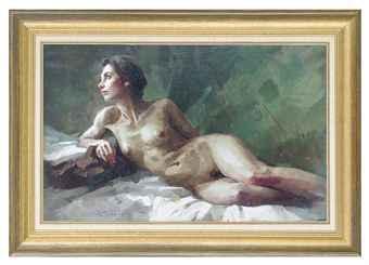 Reclining nude by 
																	Yuri Prydko