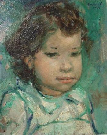 Portrait d'enfant by 
																	Jean Vassal