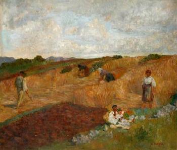 The harvest in Helpe by 
																	Jaroslav Malinsky