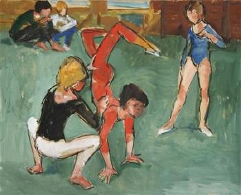Gymnasts by 
																	Oldrich Oplt