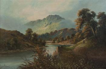 Highland River view by 
																	Aubrey Ramus