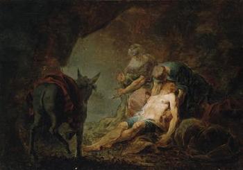 The Good Samaritan by 
																	Johann Zick