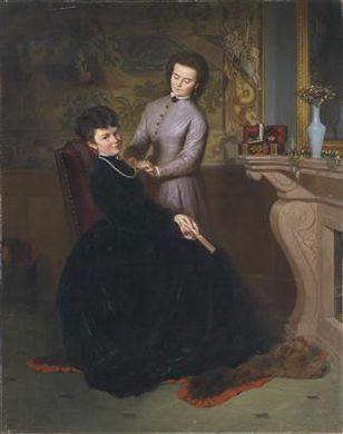 The pearl necklace by 
																	Ferdinand Axmann