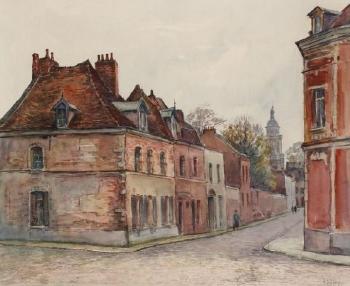 Rue de province by 
																	Andre Duculty
