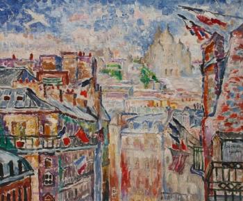 La libération de Paris à Montmartre, 1944 by 
																	Nicolas Czinober