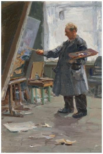Portrait du peintre Sandler by 
																	Andrei Ovcharov