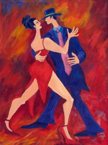 Red tango by 
																	Audrey Mabee