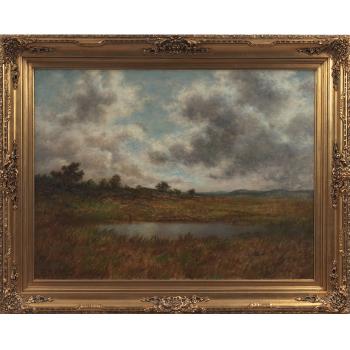 Marsh landscape by 
																	Gardner Arnold Reckhard