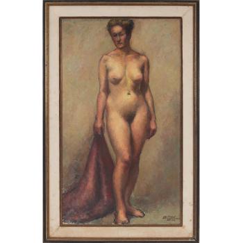 Standing nude by 
																	Edward F Rebeck