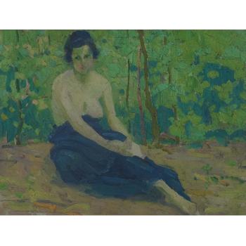 Nude in woods by 
																	Frederick Frary Fursman