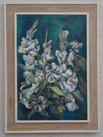 Flower arrangement by 
																			Sidney Raynes