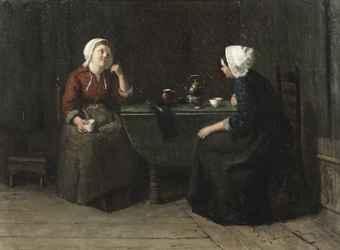 Teatime by 
																	Ludovians Johannes van Erven Dorens