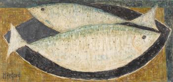Stillleben mit Fischen by 
																	Maurice Redard