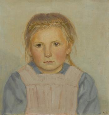 Portrait eines Mädchens by 
																	Johann Albert Zubler