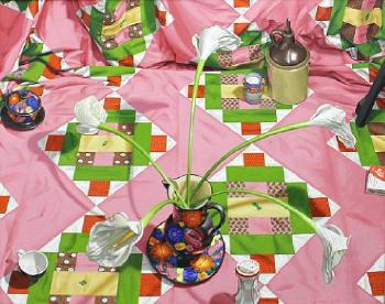 Pink quilt by 
																	Nancy Hagin