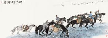 Riding horse by 
																	 Xu Shuzhi