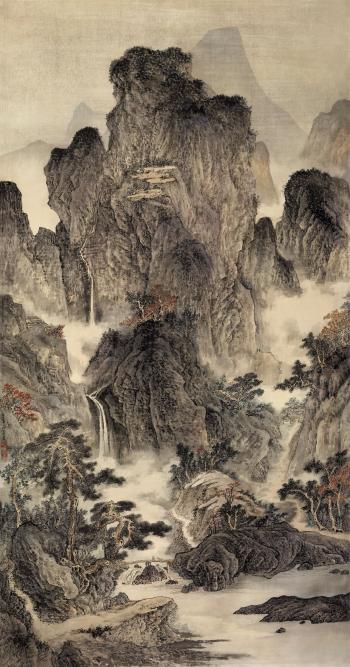 Landscape by 
																	 Xu Shiping